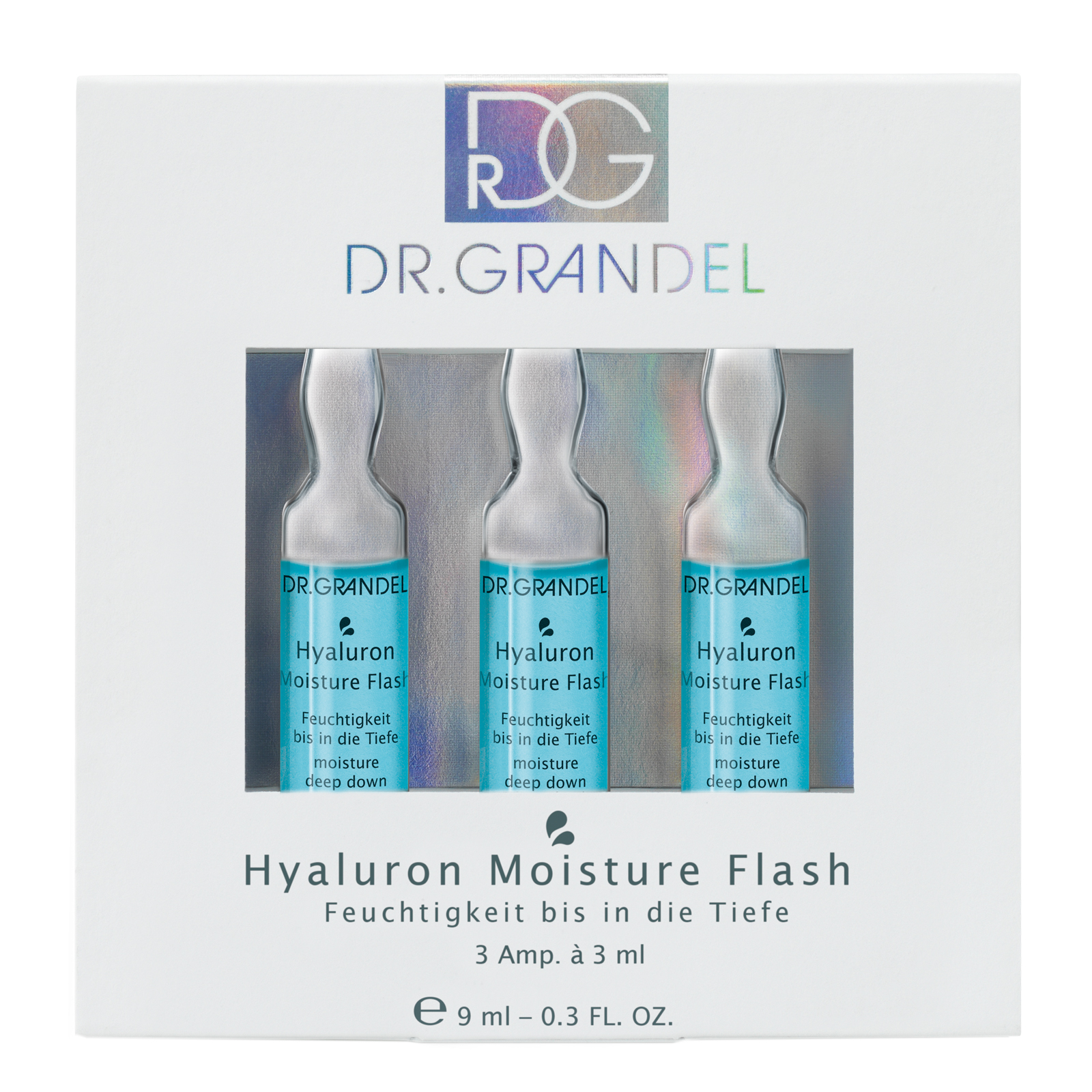 Dr. Grandel Professional Collection Hyaluron Moisture Flash 3 X 3 ml Ampullen