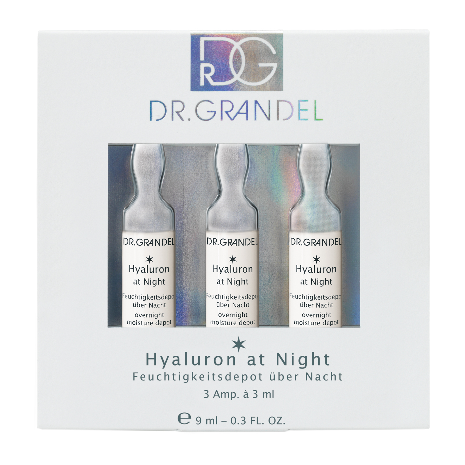 Dr. Grandel Professional Collection Hyaluron At Night 3 X 3 ml Ampullen