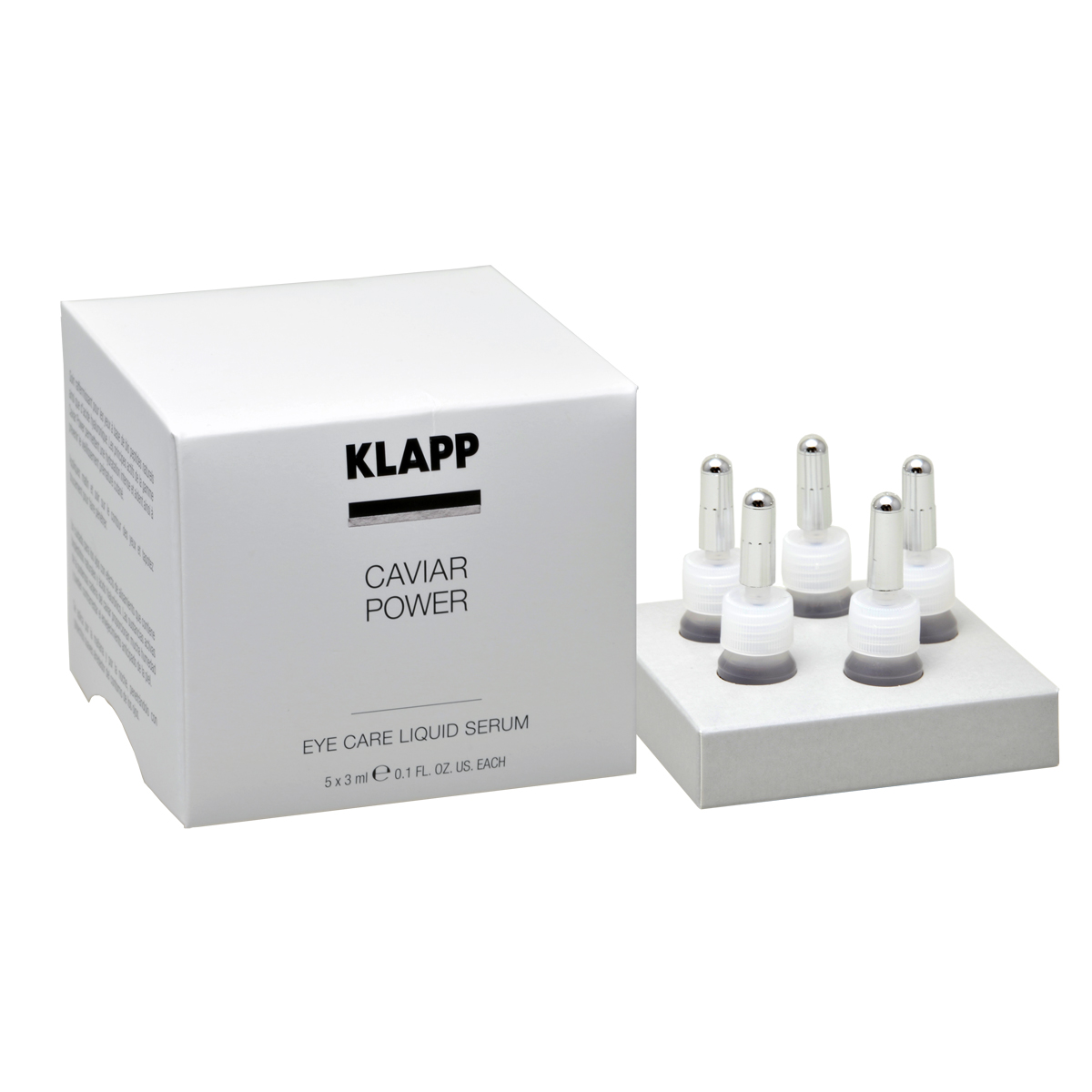 KLAPP Caviar Power Eye Care Liquid Serum 5 X 3ml
