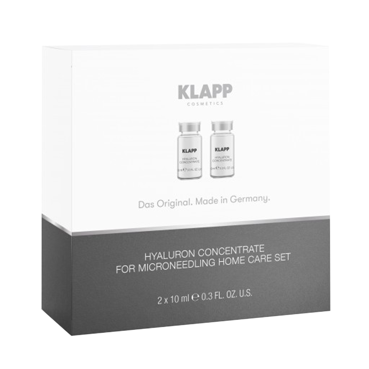 KLAPP Nachkaufpackung Hyaluron Concentrate für Microneedling Home Care Set 2 x 10ml